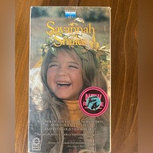 Savannah Smiles vintage vhs tape movie HTF